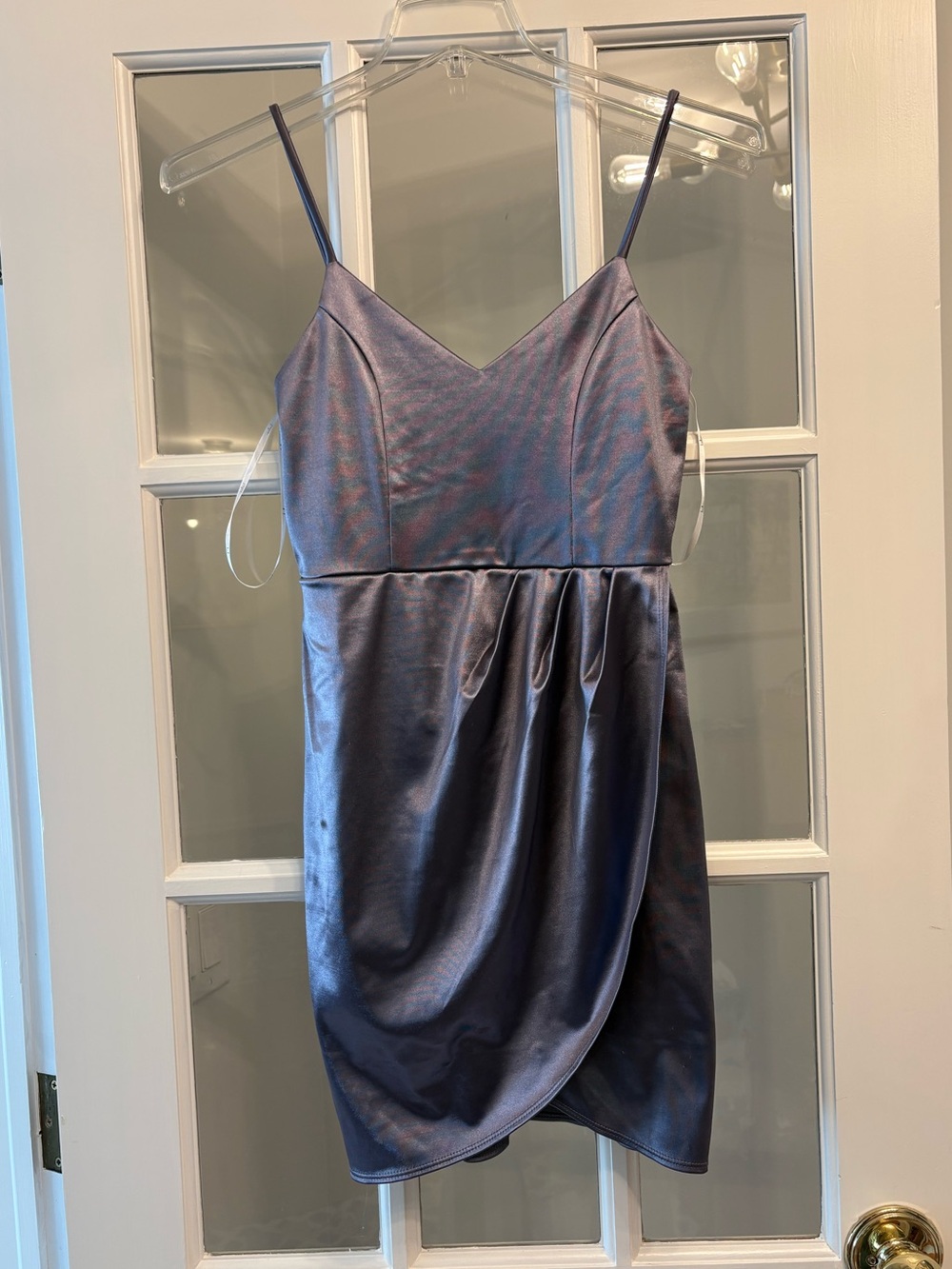 Lulus Purple Forever Your Girl Satin Bodycon Dress